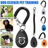 Portable Oval Shape Pet Clicker Order Obedience Aid Dog Training Accessories