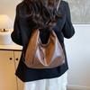 Женская весенняя ретро-сумка-тоут 2025: Простая вместительная сумка через плечо в корейском стиле