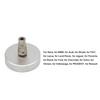 Aluminum Alloy Car Master Cylinder Brake Bleeder Cap Adapter for Manual Brake Power Fluid Bleeding Pneumatic Brake Fluid Bleeder