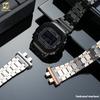 Для G-SHOCK Casio Маленький Серебристый Блок 3459 Серии GMW-B5000 GM-B2100 Модифицированный Мужской Высококачественный Ремешок для Часов из Нержавеющей Стали