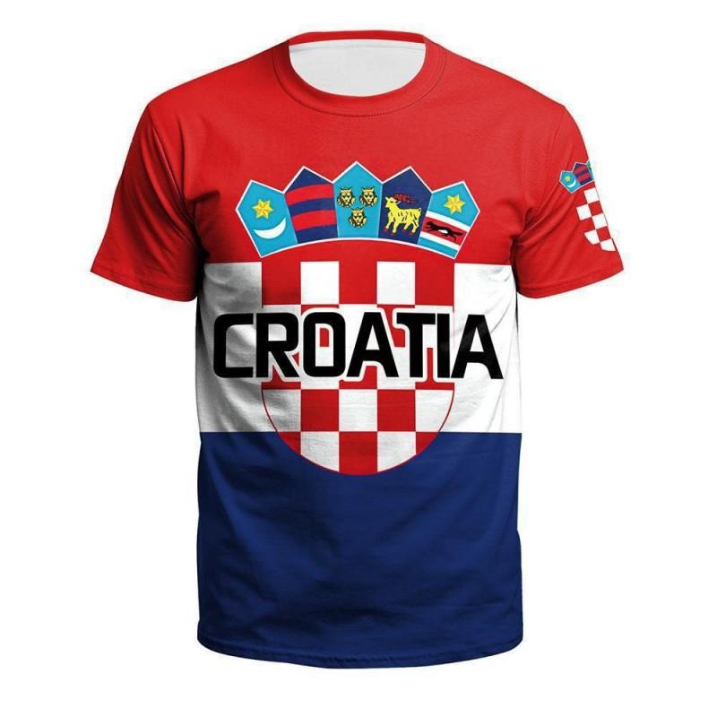 Mens Loose Fit Short Sleeve Crew Neck T-Shirt With 3D Print Soccer Fans Fall Sport Casual Wear
