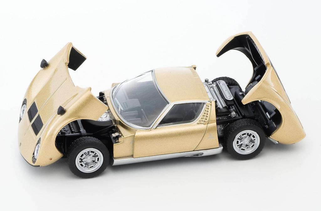 Tomica Limited Vintage LV Lamborghini Miura S Gold Finished Product 1/64