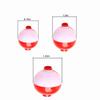 50PCS/50PCS/30PCS Round Fishing Bobbers Red and White Fish Float  Fishing Tackle