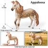 Oenux Оригинал Лесной Дикий Степной Конь Сельскохозяйственное Животное Лошадь Реалистичная Модель Фигурки Хафлингер Ферганский конь ПВХ Фигурки Игрушка Ребенок