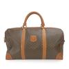 Used Boston Bag Macadam PVC/leather Brown Travel