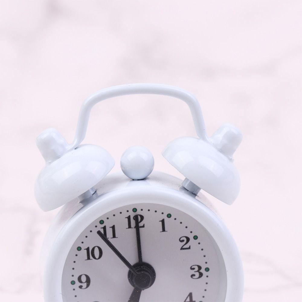 Простой мини-будильник Бесшумные маленькие настольные часы Многофункциональный прикроватный будильник Прикроватный