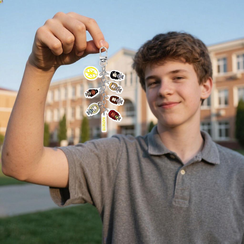 Акриловый брелок для телефона