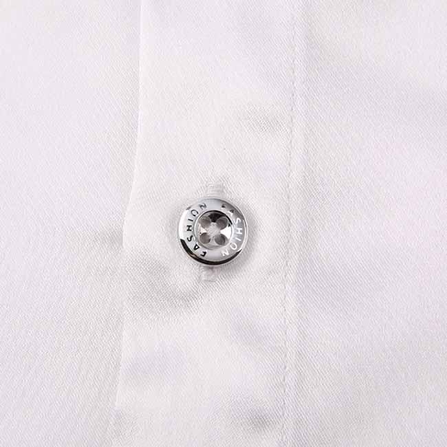 Мужская шёлковая рубашка с длинным рукавом