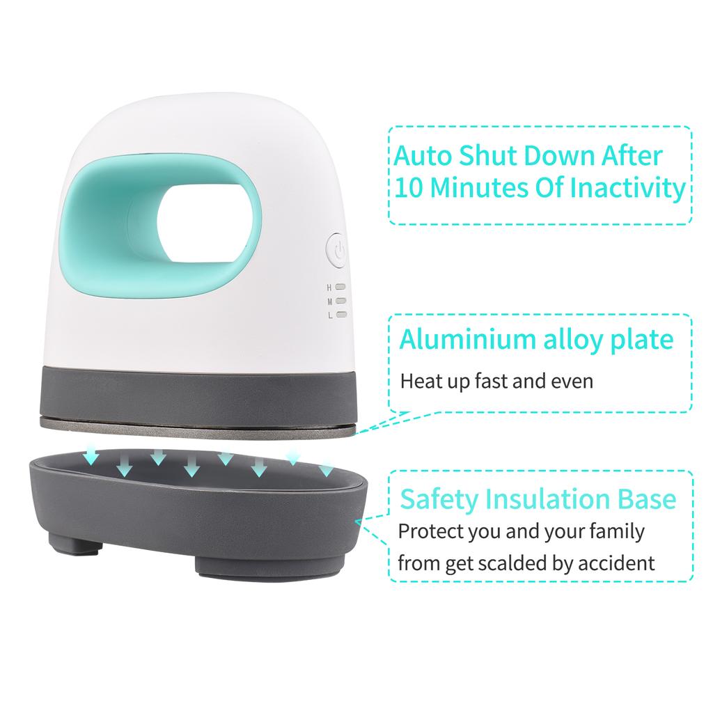 Mini Heat Press Machine T-Shirt Printing Easy Heating Transfer Press Iron Machines for Clothes Bags