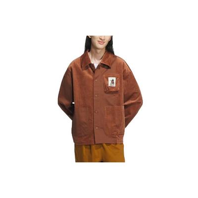 Adidas Нео Цвет Блок Спортивная куртка свободного кроя унисекс куртка коричневая красная IK5086