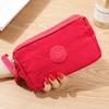 Vogue Three-Layer Coin Zipper Phone Bag 2019 New High Quality Hot Sale Solid Fashion Popular 1PC Card Short Wallet Key Purse Women Canvas