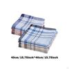 12Pcs Cotton Men's Handkerchiefs Assorted Color for Business Formal Grandfathers