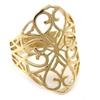 Кольцо Позолота 'Хореография' золото - 25 мм
