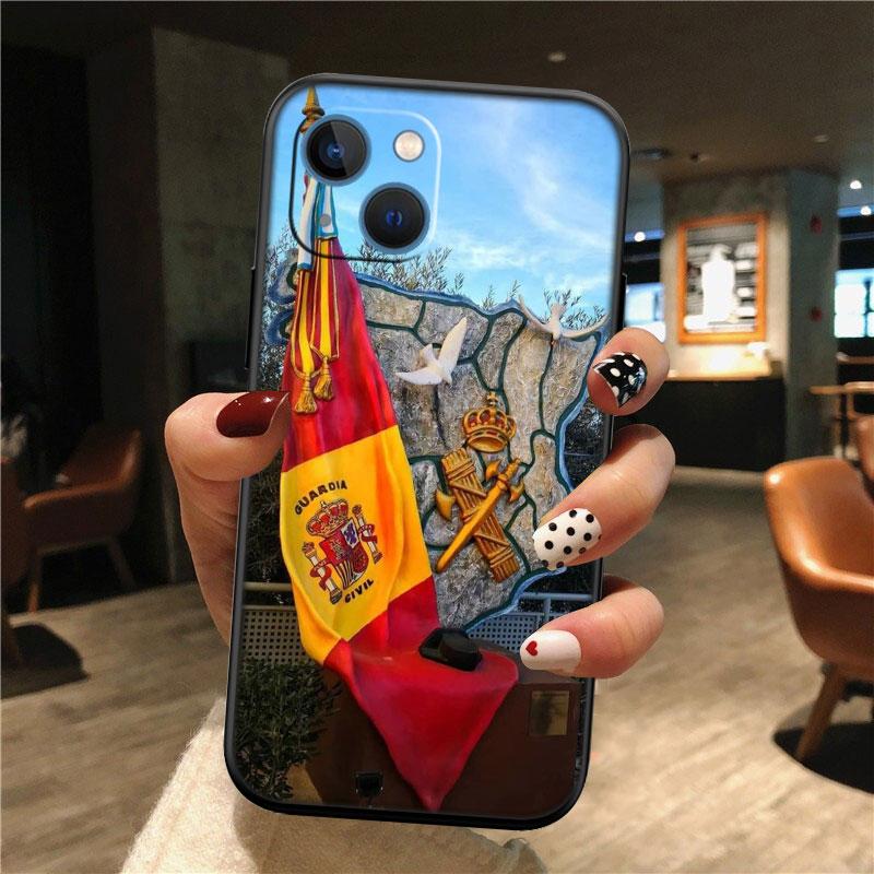 IK61 Spain Flag New High-End Shell Phone Case for iPhone SE X XS XR 16E 17 11 Pro Max 8 7 6 6s Plus Air
