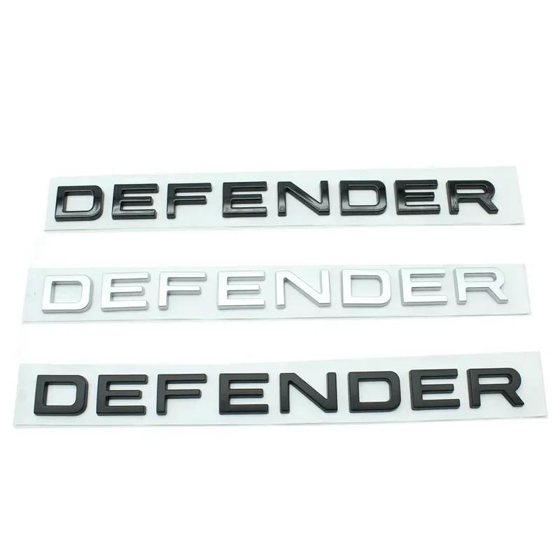 DEFENDER Letters Sticker Decal Car Trunk Badge Front Hood Bonnet Emblem For Defender Auto Accessories