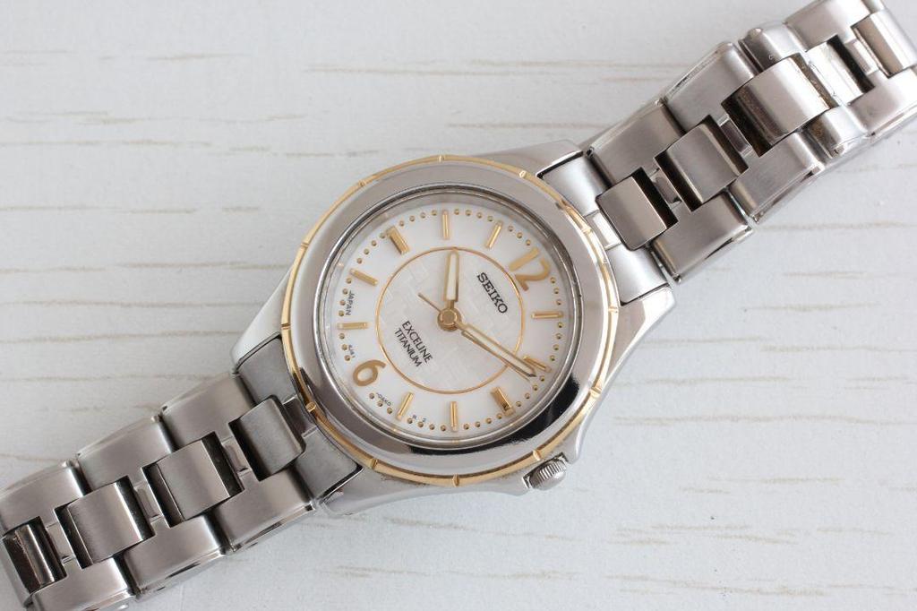[USED] Working SEIKO EXCEINE Watch 4J41-OAGO