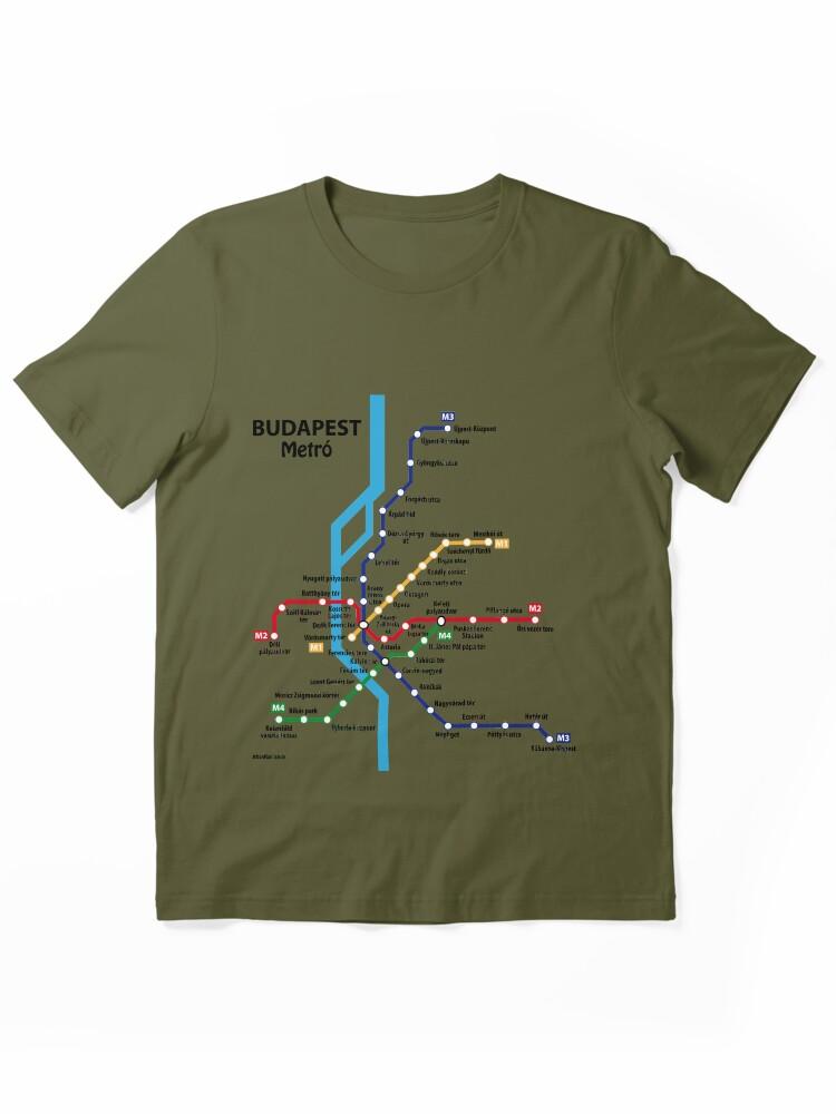 Metro BUDAPEST metro network Essential T-Shirt