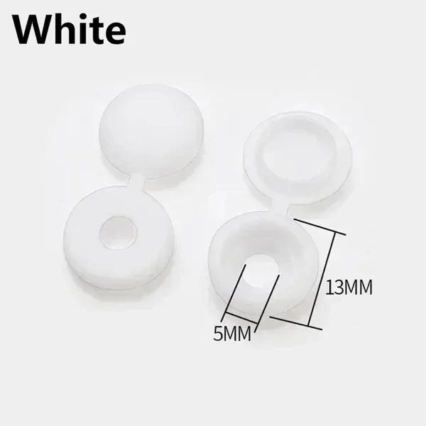 5/100pcs Screw Plastic Decorative Covers Universal Car Furniture Self-tapping Screw Cap Decor Cover Auto Accessories