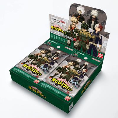 Bandai ТВ Аниме Герой Металлическая Коллекция Карт 5 20 Пакетов "Моя Академия" (пак) (BOX)