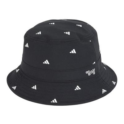 adidas Гольф BOS Печатная панама Женская Один размер OSFW 54-57см Черный Белый IQ2891 KOV56