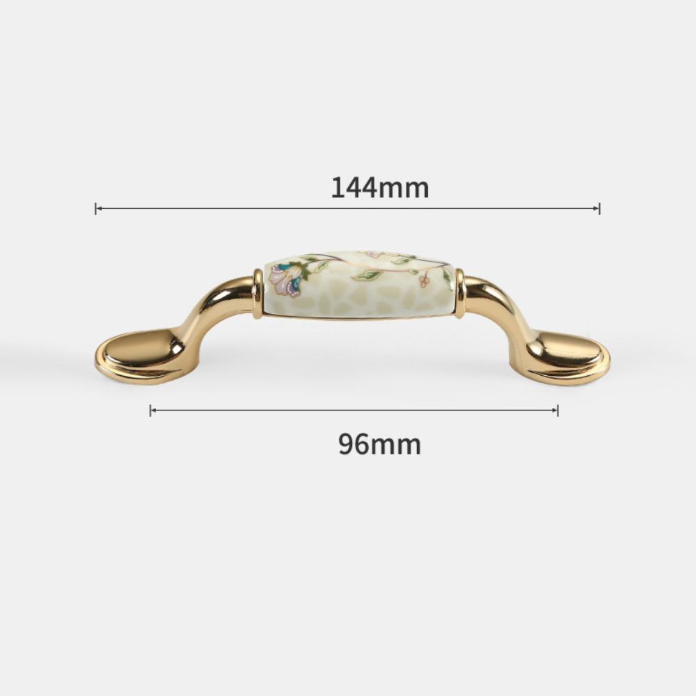 Цинк Цинк Цинковый сплав Европейский стиль Ручка для дверцы шкафа Легкая роскошь Роскошные ручки для шкафа Кухонный шкаф