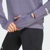 adidas Climawarm Adi365 Беговая футболка с длинным рукавом и влагоотводящими свойствами, теплая, с молнией до середины груди, женские топы JM5727
