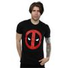 Marvel Mens Deadpool Cracked Logo T-Shirt