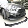 Накладка на передний бампер Lip V2 (для Q50 Sport 2018-2022, Карбон) для Infiniti Q50/Q60