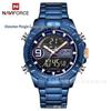 Мужские спортивные и модные часы NAVIFORCE 9146 Lingxiang с двойным циферблатом