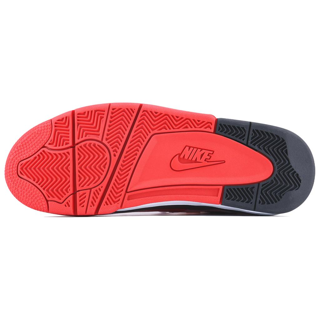 Nike Flight Legacy Благоприятная Лошадь Процветание S Средняя высота Винтажные Баскетбольные кроссовки Унисекс Белый Красный Черный BQ4212-100(Team168-S)