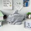 Cute Plush Shark Pencil Case Student Stationery School Supplies Kawaii Doll Back To School Storage Bag Pen Bag Stationery
