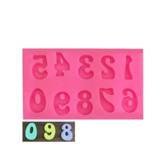 Инструменты для выпечки, легко моющиеся, легкие, пищевые, цифры, алфавит, сахарный торт, силиконовая форма, шоколадная форма