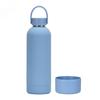Double-Layer Stainless Steel Thermos Cup, Silicone Base, Portable Handle, Outdoor Water Cup, Simple Small Mouth Cup