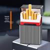 Large Capacity Creative ABS Plastic Cigarette Case - Pressure-Resistant and Moisture-Proof