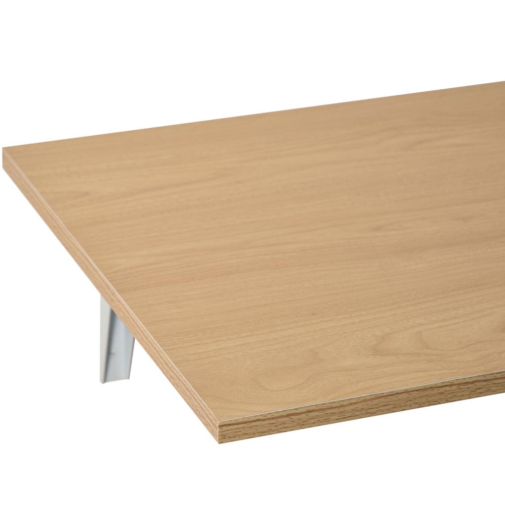 Folding Wall Table Wooden Space Saving Wall Mounted Drop Leaf Table For Kitchen Dining Room Bedroom 60x40x20 Cm Natural