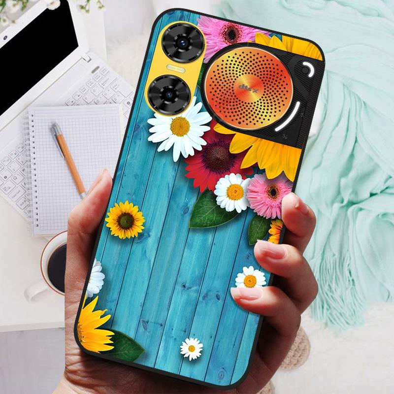Для ZTE Nubia Music 2 Чехол Лев Волк Силиконовая Мягкая Задняя Крышка Для Nubia Music2 Чехлы для Телефона 6.7" Защитный Чехол Черный Матовый