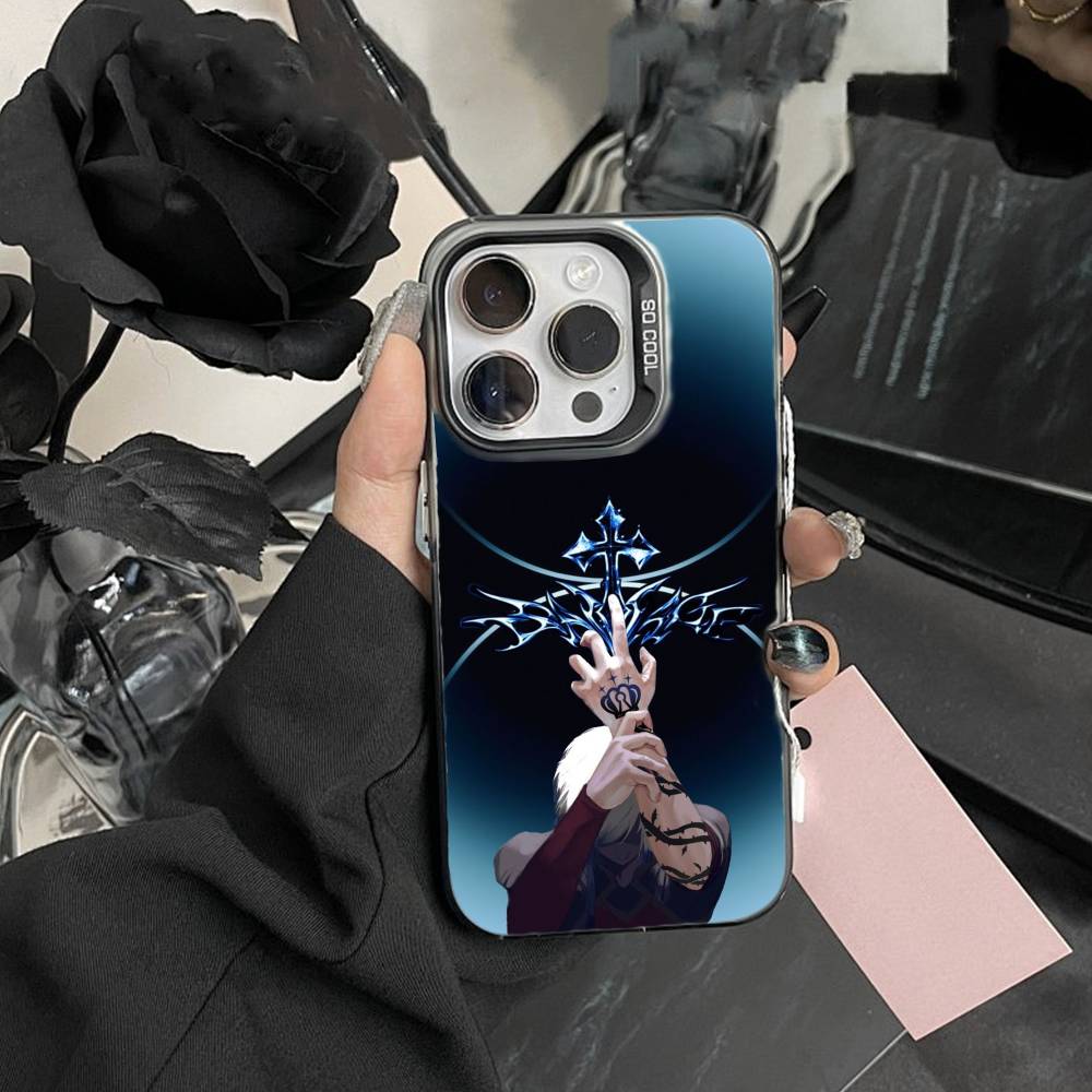 Чехол для телефона с изображением аниме 'Запись о Рагнарёке' Для IPhone 16 17 15 14 12 13 Pro Max Черный цвет Ударопрочный чехол