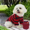 Домашняя одежда для питомцев на все четыре сезона, универсальная полосатая футболка, одежда для собак средних и маленьких пород, тонкая домашняя одежда для кондиционирования воздуха