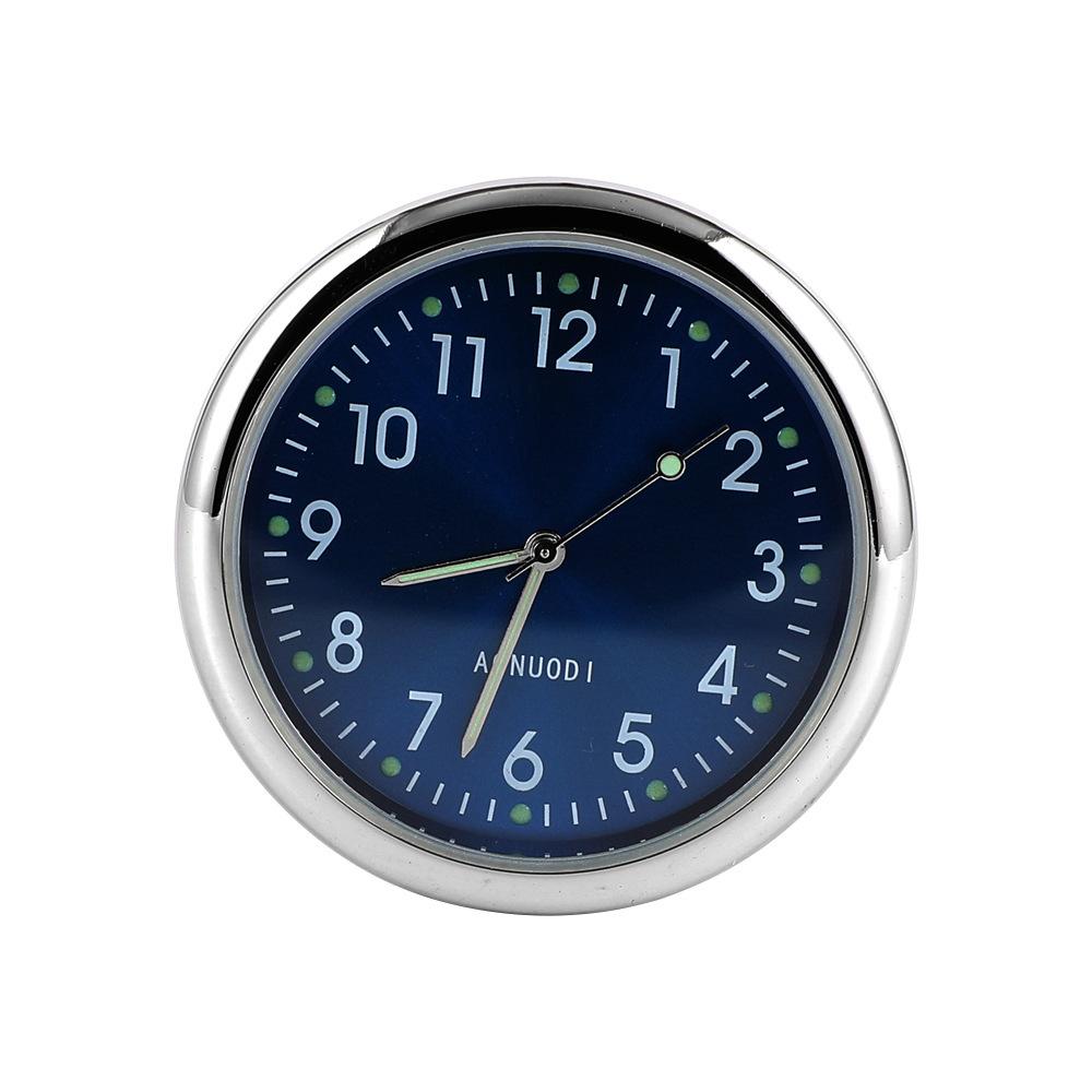 4cm Diameter Electronic Quartz Car Clock with One Click Start Creative Car Accessory