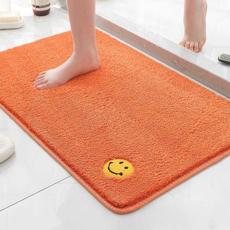 Thickened Floor Mat Bubble Velvet Home Carpet Bedroom Kitchen Mat Bathroom Water Absorption Non-Slip Foot Mat Toilet Door Mat
