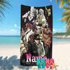 Customizable personalized beach towels JoJo's Bizarre Adventure themed designs.Suitable for the beach, yoga, sports;ideal as beach accessories