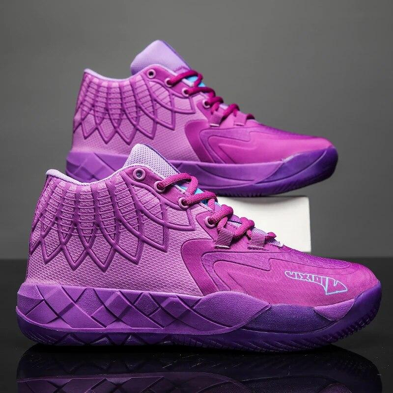 Basketball Shoes Male Sneaker Outdoor Wear-resistant High-elastic Tennis Air Training Shoes Sports Kids Shoes