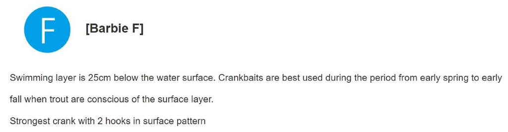 Rob Lure Berbie F 30 мм 1,4 грамма плавающая приманка 16 (0017)