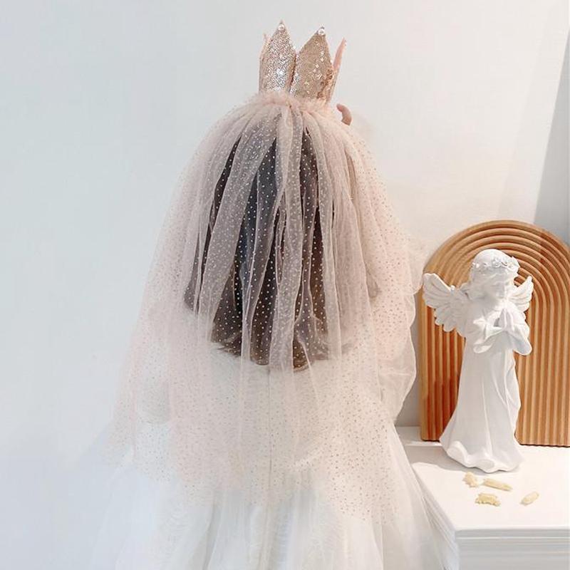 Новая шляпа на день рождения 1 2 3, шляпы для вечеринки Baby Shower для девочек, корона-повязка с кружевом, детские принадлежности для украшения на день рождения