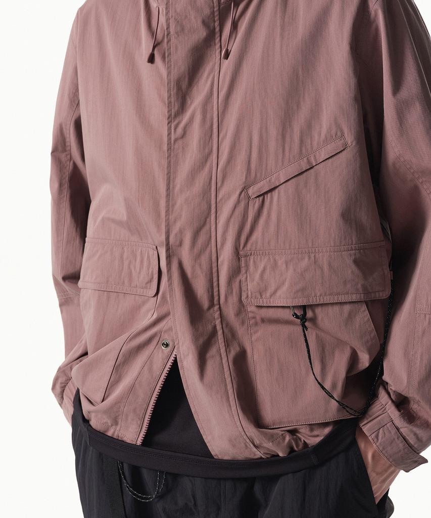 Musinsa Standard [City Leisure] Cn Hooded Windbreaker Jacket [Smoke Pink]