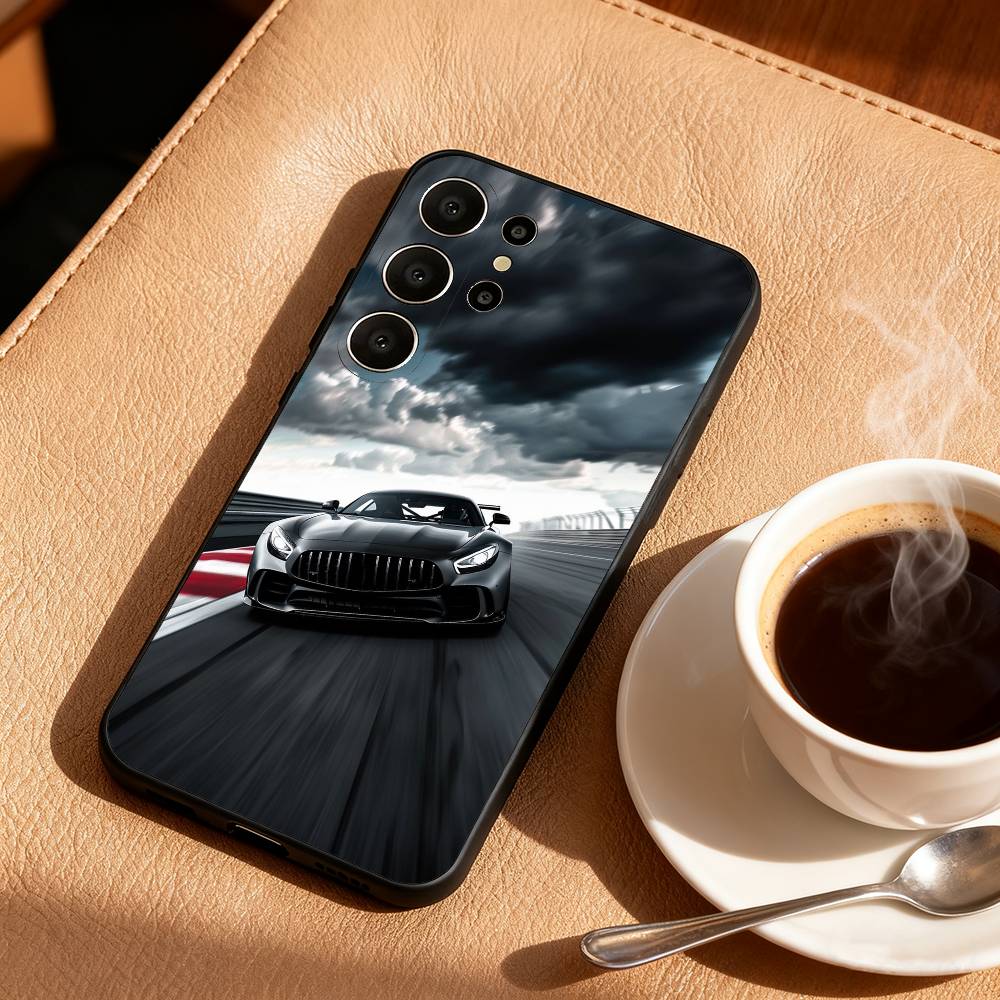Крутой Доминирующий M-Mercedes-ES Чехол для Телефона Для Samsung S26,S25,S24,S21,S22,S23,S30,Ultra,S20,FE,Lite,10,9,Черный Чехол