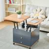 Многофункциональный Минимализм Складной Умный Подъем Журнальный Столик для Гостиной Маленькая Квартира Приставной Столик Туалетный Столик Мебель для Дома