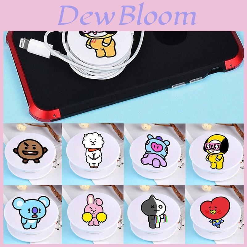 Kpop Bts Phone Stand Holder Bangtan Boys Universal Phone Holder Grip Cute Jin V