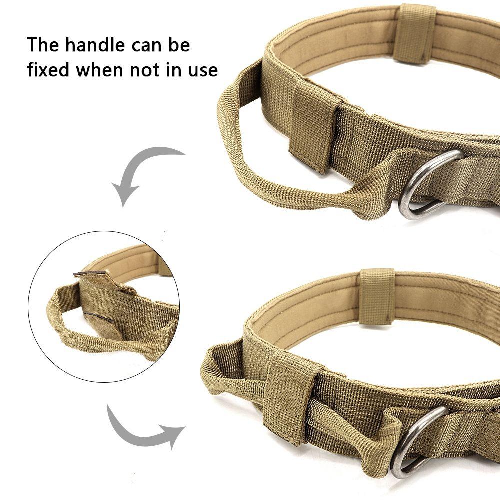 with Buckle Large Dog Collar Dog Supplies Tactical Dog Collar Military Dog Collar Pet Accessories
