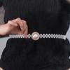 Waist Chain Women Waistband Korean Style Waist Belt Sweet Pearl Belt  Ladies